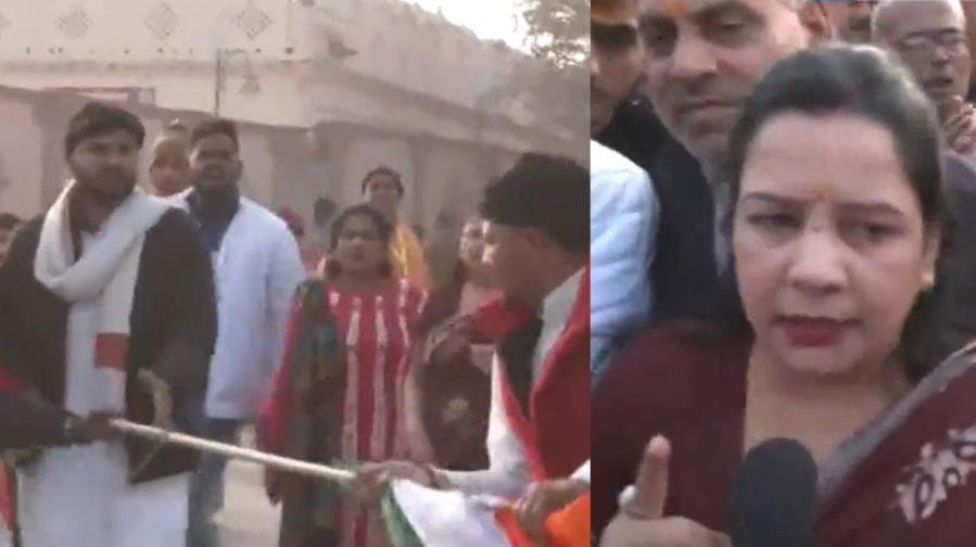 video-shows-vandalising-congress-flag-outside-ayodhya-ram-temple-Featured-Image